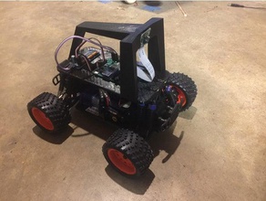 klasik sürüm eşek kendini yarış arabası Robotik raspberry pi 3d print model - Mito3D