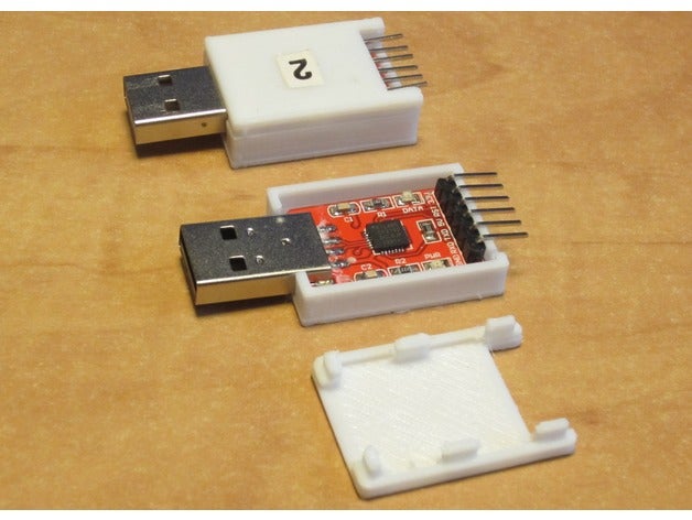 usb ttl uart dongle de l'électronique 3D print model - Mito3D