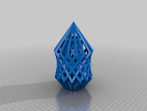 ultra sharp crystal sculpture art future generator gift lattice math scuplture 3d print model - Mito3D