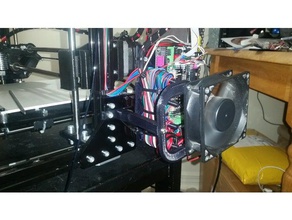80mm 2020 fan mount 3d printing 3d print model - Mito3D