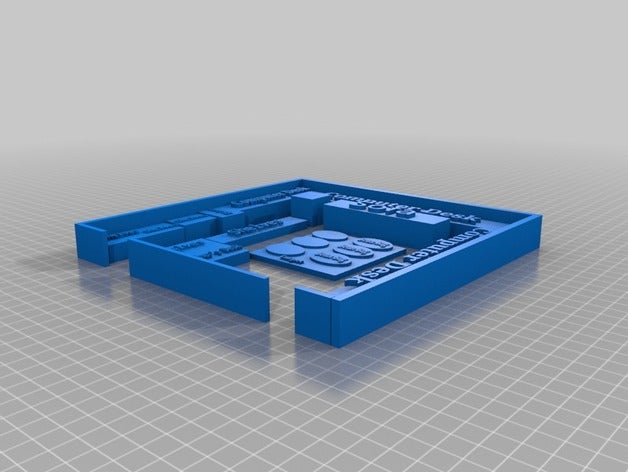 g3a paul floor plan 3d printing 3D print model - Mito3D