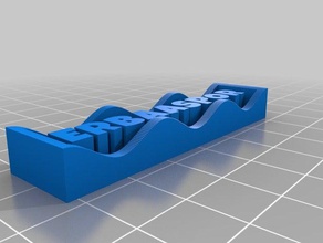 my customized project nameplate generator openscad learning 3d print model - Mito3D