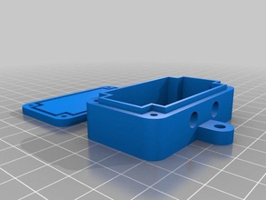 meine angepasste alles box wasserdicht - Elektronik kundengebundene 3d print model - Mito3D