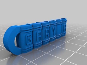 gary Schlüsselanhänger kundengebundene 3d print model - Mito3D