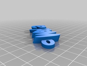wada keyfob chaveiros personalizado 3d print model - Mito3D