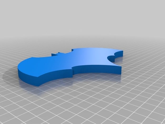 baterang 3d baskı batman batarang logosu sembolü 3D print model - Mito3D