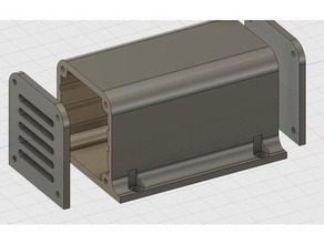 40mm geniş pcb muhafaza elektronik kutusu kasa 3d print model - Mito3D