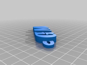 gema organização personalizado 3d print model - Mito3D