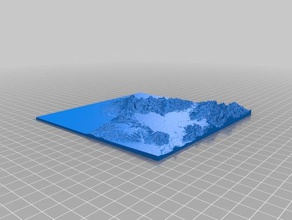taipei de aprendizagem 3d topo montanha taiwan topograpghy vulcão 3d print model - Mito3D