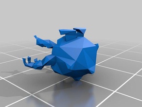 pokemon 74-76 creatures geodude golem graveler 3d print model - Mito3D