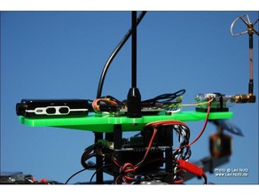 warthox gear piattaforma r c i veicoli flyduino minimosd plattform quadcopter 3d print model - Mito3D