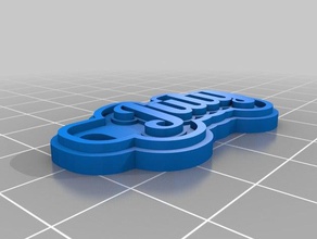 july keychains customized 3d print model - Mito3D