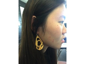 sister earrings 3d print model - Mito3D