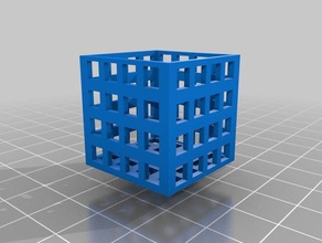 m cube earing art 3d print model - Mito3D
