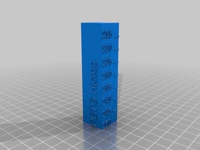 petg esun hictop calibration tower 3d printing tests customized 3d print model - Mito3D