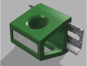 tts rail din de 35 mm plus imprimable pièces autodesk fusion 360 la cnc dinrail monté sur fusion360 kaizen organisateur productivité le stockage porte-outil tormach tormachtts 3d print model - Mito3D