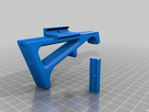angled foregrip 3d printing 3d print model - Mito3D