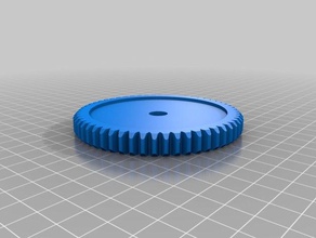 mi personalizados paramétrico de engranajes regular hélice doble la raspa arenque partes personalizado 3d print model - Mito3D