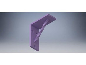shelf bracket household 3d print model - Mito3D