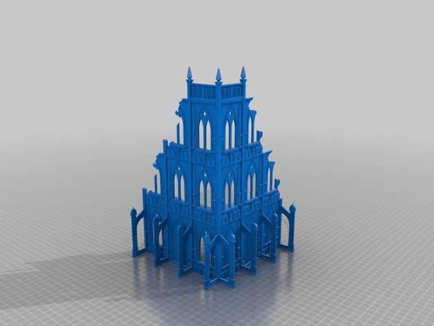 basilica administratum games 40k warhammer40k 3D print model - Mito3D