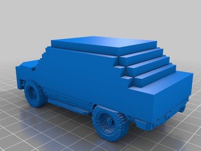 de carro veículos 3d barra 3d print model - Mito3D
