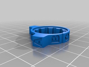 master lock word dial rings replacement parts breakout breakoutedu words 3d print model - Mito3D