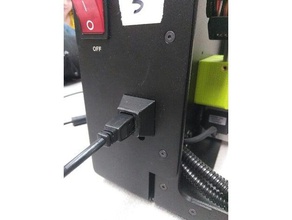 lulzbot mini-usb-Buchse & Kabel sparen 3d-Drucker Teile Kabel-saver Schnur mini saver usb 3d print model - Mito3D