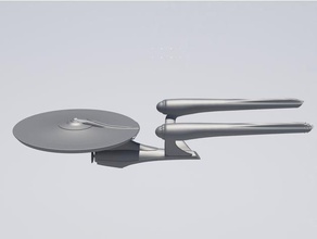 enterprise ncc-1701-a veículos empresa star trek 3d print model - Mito3D