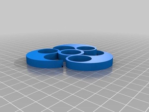 yin-yang fidget spinner 608 rodamientos juguetes mecánicos personalizado rodamiento 3d print model - Mito3D