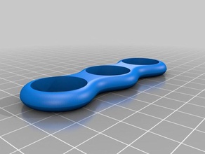 bi-spinner fidget spinner oyuncak elinde paten rulman 3d print model - Mito3D