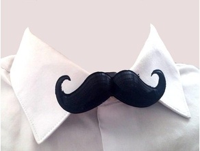 cachette accessoires bow tie moustache la cravate 3d print model - Mito3D