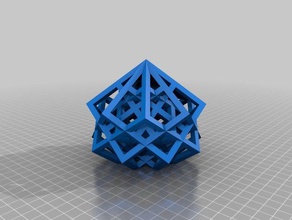 celosía cubo v2 matemáticas art personalizado 3d print model - Mito3D