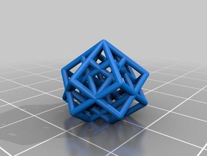 kafes cube part 2 v2 matematik sanatı özelleştirilmiş 3d print model - Mito3D