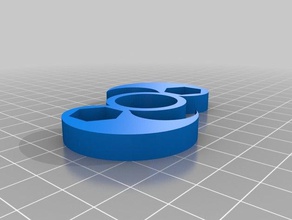 yin-yang fidget giratório 2-38 mecânico de brinquedos personalizado 3d print model - Mito3D