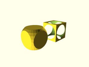 de la sphère L'impression 3d openscad 3d print model - Mito3D