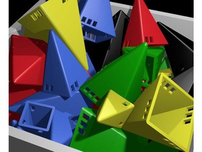 looney piramidi ghiacciaia pezzi giochi gioco da tavolo labs piramide 3d print model - Mito3D
