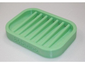 86duino soap dish bathroom 3d print model - Mito3D