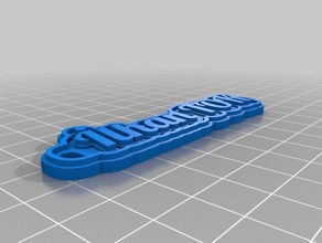 ilhan keychains customized 3d print model - Mito3D