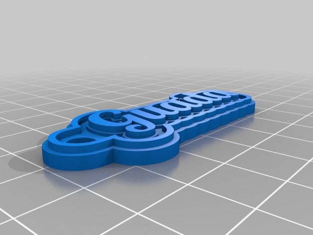 guada keychains customized 3D print model - Mito3D