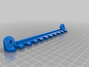 10 llave de rack organización personalizado 3d print model - Mito3D