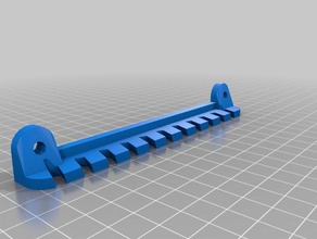11 wrench rack organization customized 3d print model - Mito3D