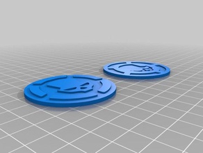 tom clancy's division rogue coins 3d printing coin tomclancysthedivision clancys 3d print model - Mito3D
