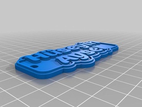 unah llaveros personalizado 3d print model - Mito3D
