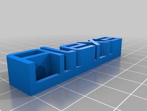 mi 3d personalizados placa con el nombre alexa las esculturas personalizado 3d print model - Mito3D