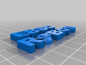 logotipo de robos La impresión en 3d 3d print model - Mito3D