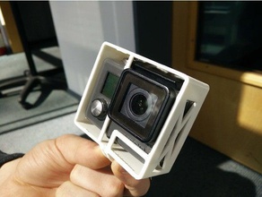1 go pro hero - iskelet çerçeve kamera dış yüksek goprohd kahraman yedek 3d print model - Mito3D