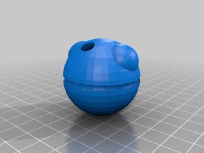 masterball buraco de seqüência caracteres A impressão 3d 3d print model - Mito3D