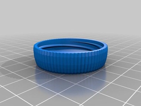 meine angepasste container Rändelmutter Deckel Container kundengebundene 3d print model - Mito3D