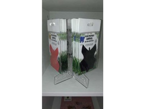 presentoir 4 sacs ménage 3d print model - Mito3D