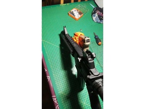 adaptador para trilho de montagem coldre pistola glock fran solo hobby 3d print model - Mito3D